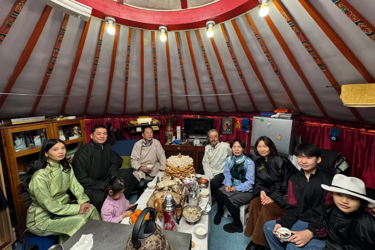 Tsagaan Sar family celebration
